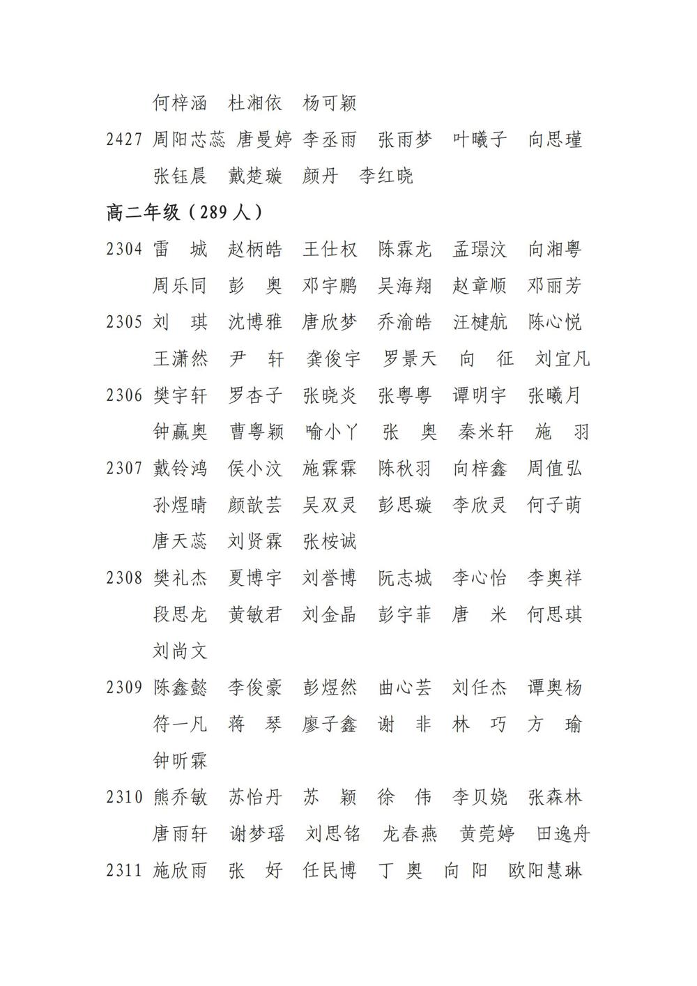 澧县第一中学关于2024年暑假学生综合实践活动的表彰通报_03